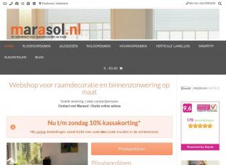 Schermafbeelding van marasol.nl