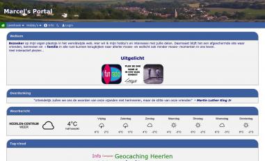 Schermafbeelding van marcelvdberg.eu