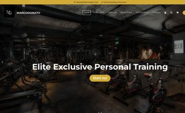 Schermafbeelding van marcodonato.nl