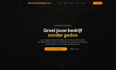 Schermafbeelding van marcodonatodigitalluxe.nl