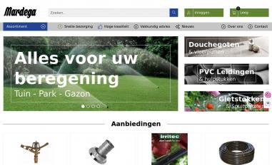 Schermafbeelding van mardega.nl