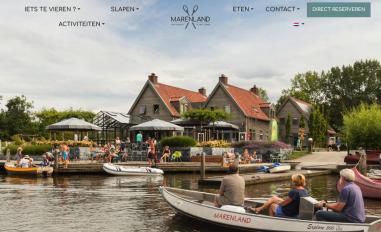 Schermafbeelding van marenland.nl