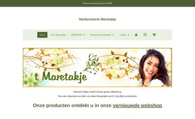 Schermafbeelding van maretakje.be