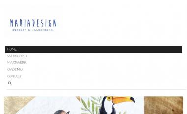 Schermafbeelding van maria-design.nl