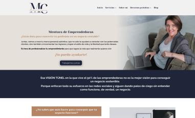 Schermafbeelding van mariacamacho.es