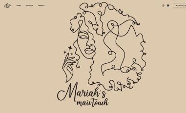 Schermafbeelding van mariahsmagictouch.nl