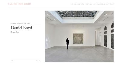 Schermafbeelding van mariangoodman.com