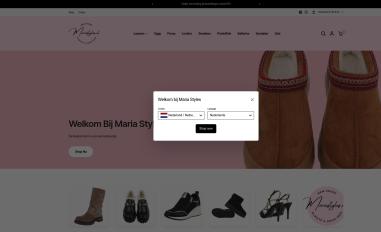 Schermafbeelding van mariastyles.nl