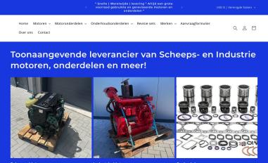 Schermafbeelding van marinedustrie.nl