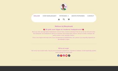 Schermafbeelding van marjahaakt.nl