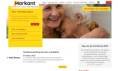 Schermafbeelding van markant.org