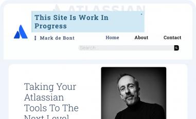 Schermafbeelding van markdebont.nl