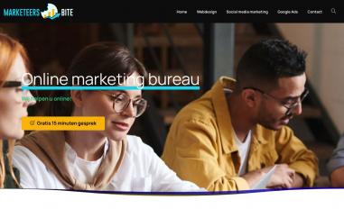 Schermafbeelding van marketeersbite.nl