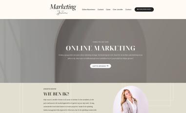 Schermafbeelding van marketing-met-jenn.nl