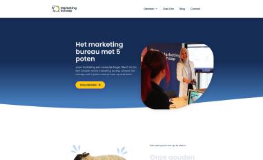 Schermafbeelding van marketingschaap.nl