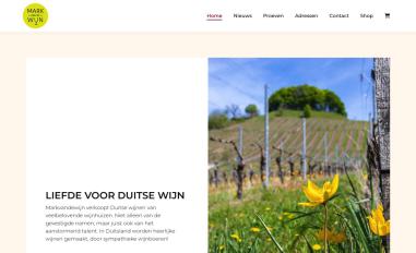 Schermafbeelding van markvandewijn.nl