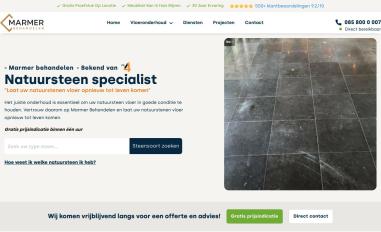 Schermafbeelding van marmerbehandelen.nl