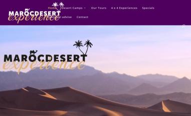 Schermafbeelding van marocdesert-experience.com