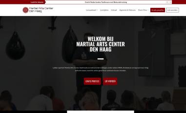 Schermafbeelding van martialartscenter.nl
