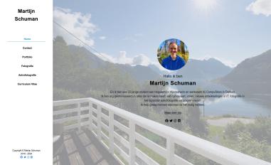 Schermafbeelding van martijnschuman.nl