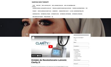 Schermafbeelding van maryamskintherapy.nl