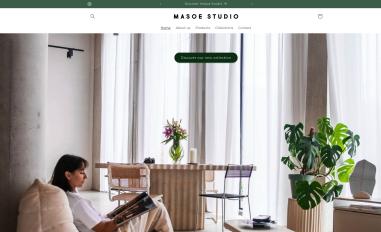 Schermafbeelding van masoestudio.nl