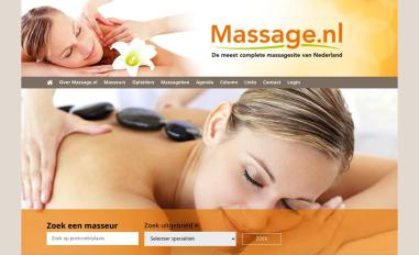 Schermafbeelding van massage.nl
