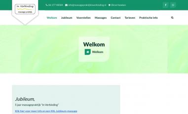 Schermafbeelding van massagepraktijkinverbinding.nl