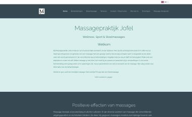 Schermafbeelding van massagepraktijkjofel.nl