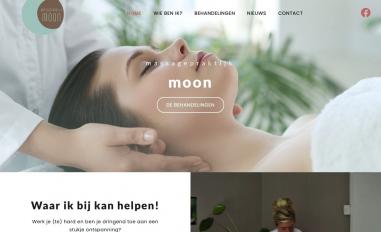 Schermafbeelding van massagepraktijkmoon.nl
