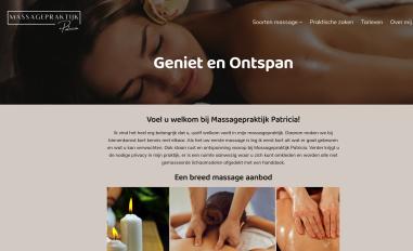 Schermafbeelding van massagepraktijkpatricia.com