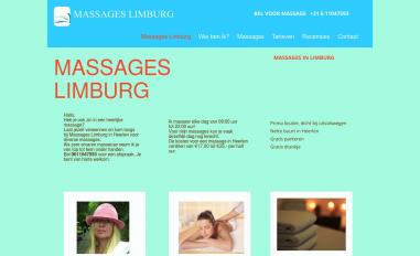 Schermafbeelding van massageslimburg.nl