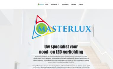 Schermafbeelding van masterlux-lighting.nl