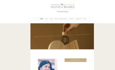 Schermafbeelding van masterofbalance.com