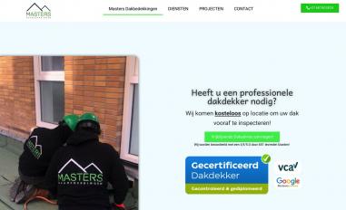 Schermafbeelding van mastersdakbedekkingen.nl