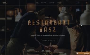 Schermafbeelding van maszrestaurant.nl