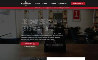 Schermafbeelding van mataysbarbershop.nl