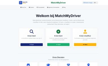 Schermafbeelding van matchmydriver.com