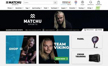 Schermafbeelding van matchusports.nl