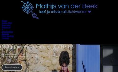 Schermafbeelding van mathijsvanderbeek.nl