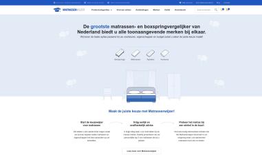 Schermafbeelding van matrassenwijzer.nl