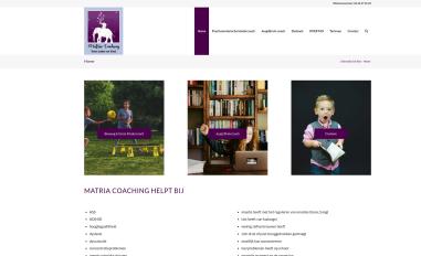 Schermafbeelding van matria-coaching.nl