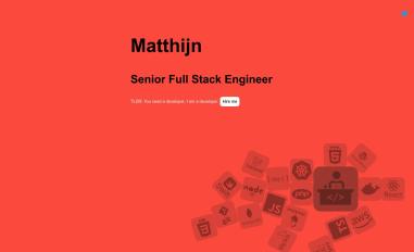 Schermafbeelding van matthijn.com