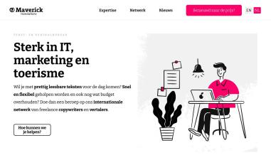 Schermafbeelding van mavericktranslations.nl