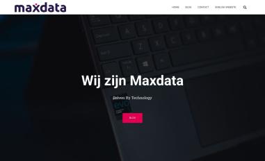 Schermafbeelding van maxdata.nl