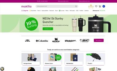 Schermafbeelding van maxilia.nl