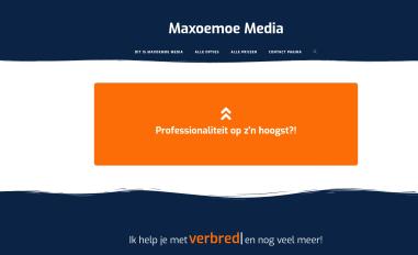 Schermafbeelding van maxoemoemedia.nl