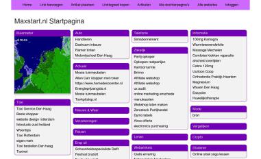 Schermafbeelding van maxstart.nl
