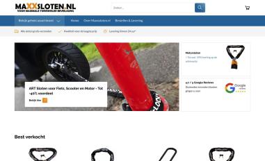 Schermafbeelding van maxxsloten.nl
