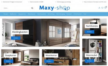 Schermafbeelding van maxy-shop.nl